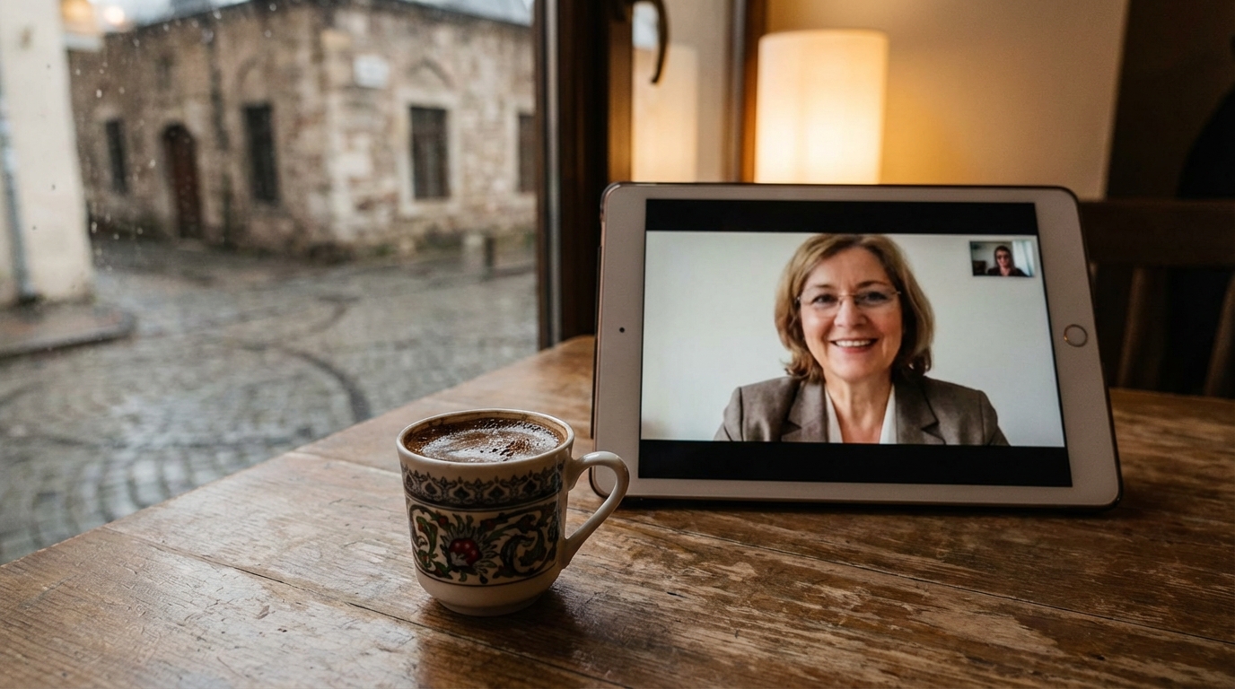 Anadilde terapi ve kültürel empati ile online psikolojik danışmanlık.