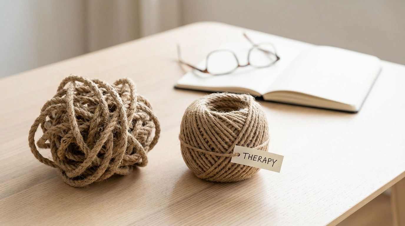 Psikolog ne yapar, terapi süreci ve zihinsel düğümlerin çözülmesi.